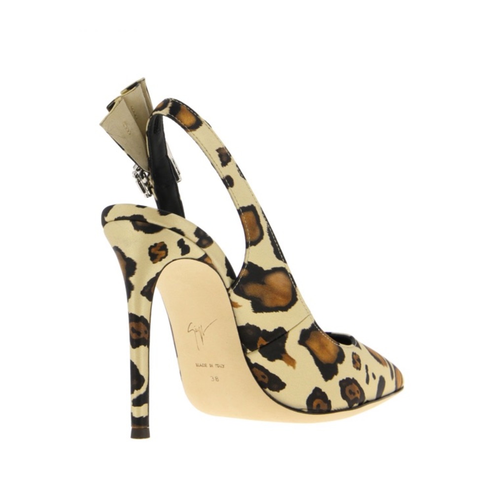 Giuseppe  Zanotti leopard sling back heels - Picture 6 of 8